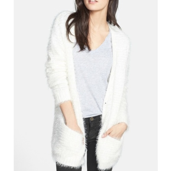 Hinge Eyelash Knit Textured Cardigan - Picture 7 of 7